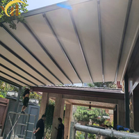Pérgola Plegable Impermeable Personalizada de Gran Venta con Techo Retráctil de Sombreado Completo para Balcón, Terraza y Exteriores Nórdicos