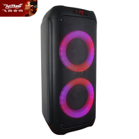 Altavoz Bluetooth de 2 Vías PARTY BT 2 WAY QURAN Combo PC PRO, Altavoz de Escritorio Doble de 6.5 Pulgadas, LED para Interiores, Iglesia, USB, Batería, Radio FM, Audio, RGB