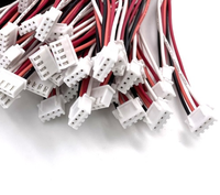 Adaptateur professionnel 2,54 mm 2/3/4/5/6 broches, prise femelle SH JST ZH PH XH PVC, assemblage de câbles électroniques personnalisés, longueur 1 m
