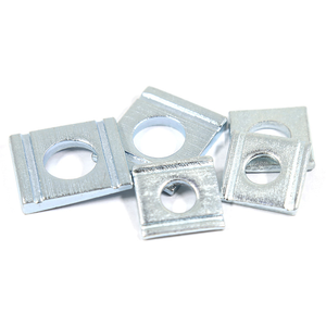 DIN434 rondelles carrées biseautées pour rondelles coniques carrées fendues en acier zingué M8 M10 M12 M16 M20 M22 M24 M27 - Product Image 2