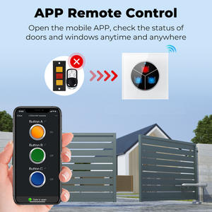 Interruptor táctil inteligente WiFi Tuya de 10A DC 9-30V con control remoto para abridor de puerta de garaje de villa al aire libre - Product Image 5