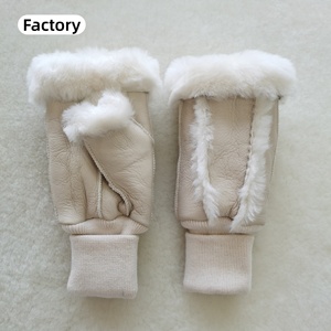 Gants d'hiver en <span class=keywords><strong>cuir</strong></span> de mouton pour femmes, style mode, pour la conduite, vente en gros, direct usine, avec échantillon disponible - Product Image 1