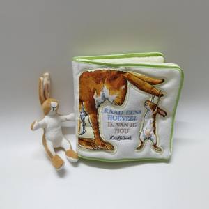 Marionnette à main souple personnalisée poupée lapin compagnon <span class=keywords><strong>de</strong></span> lecture réconfortant pour bébé je t'aime beaucoup livre d'images <span class=keywords><strong>histoire</strong></span> exquise - Product Image 1