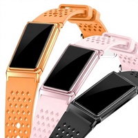 Bracelet connecté ultra-fin B11 avec moniteur de fréquence cardiaque, capteur d'oxygène sanguin, podomètre et chargement magnétique pour le sport
