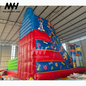Gran exterior comercial inflable dibujos animados perro patrulla rebote <span class=keywords><strong>casa</strong></span> niños cumpleaños fiesta tobogán castillo hinchable - Product Image 5
