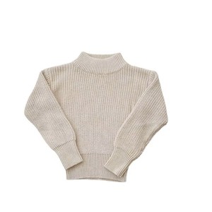 Ensemble de vêtements en tricot personnalisé deux pièces unisexe pull et pantalon en coton intégral pour bébés et enfants - Product Image 5