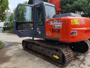 Excavadora Hitachi ZX 120, excavadora de cadenas, diésel, equipo de construcción para movimiento de tierras, excavadora para manejo de materiales - Product Image 4