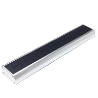 Lampe solaire murale 60CM en aluminium pour panneau publicitaire extérieur, clôture de jardin et aménagement paysager
