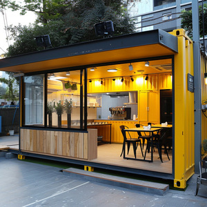 Contenedor de Comida Tipo Loft de 4.8m, Cafetería al Aire Libre de Acero Inoxidable con Espacio de Preparación, Fácil Montaje - Product Image 3