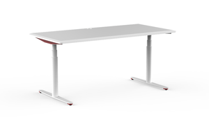 Escritorio Eléctrico Moderno Convertible de Metal ZGO con Altura Ajustable para el Hogar y la Escuela, 575-1255 mm, <span class=keywords><strong>2</strong></span> Motores, Blanco - Product Image 6