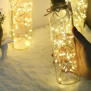 Filo di rame decorativo 5M ha portato le viti fata luna sala delle feste appeso la migliore notte stringa all'aperto Led capodanno decorazioni luminose - Product Image 1