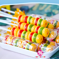 Nuevas Gomitas Halal con Sabor a Hamburguesa, Dulces y Ácidas, con Sabor a Frutas, Golosinas Suaves con Forma de Hamburguesa, Caramelos de Gelatina
