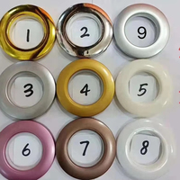 Vente en gros de rideau anneau d'oeillet rideau en plastique anneau de 75mm nouveau design nouveau oeillet tringle romaine accessoires anneau de rideau en plastique