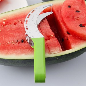 Coupe-pastèque créatif en acier inoxydable, outil de découpe multifonctionnel pour fruits, poignée couleur originale - Product Image 2