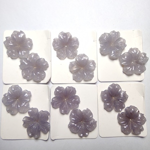 Piedra preciosa Natural de Aventurina, exquisita y delicada, tallada con forma de flor, para regalos de vacaciones, F578 - Product Image 4