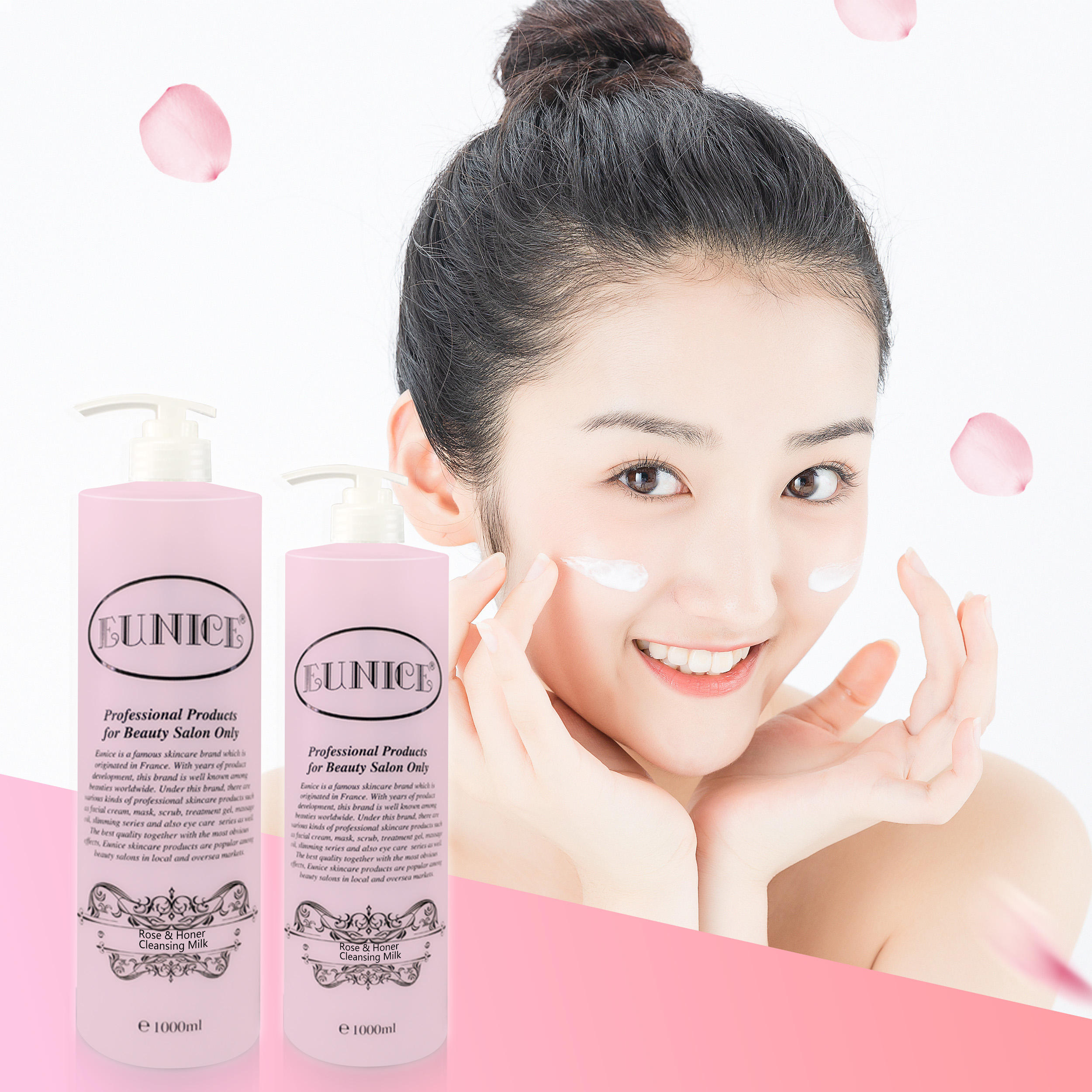 New Best skin care product Pure Rose Honey Whitening Moisturizing face wash facial cleanser