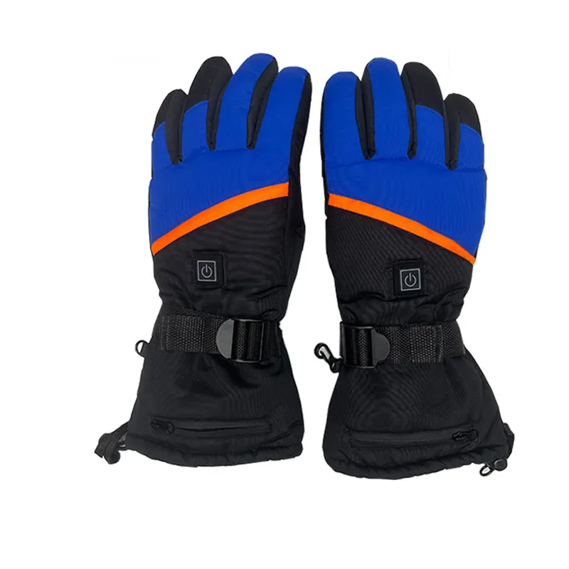 High Quality Battery Powered Climbing Waterproof Sports Ski Men/Women Usb electric heated gloves 7.4V