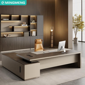 Escritorio Ejecutivo de Madera Comercial para Gerente de Hospital, Muebles de Oficina para CEO, Precio de Fábrica - Product Image 1