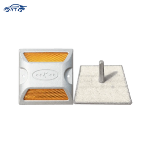 Bornes routières réfléchissantes double face en aluminium YT, qualité ingénieur, yeux de chat, signalisation de sécurité routière, protection IP67, avertissement de circulation - Product Image 2