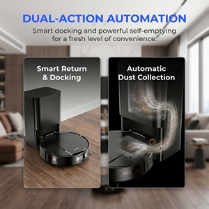 3500Pa Gyroscope Navigation <b>Robot</b> <b>Vacuum</b> Cleaner GV2G-SJ Mop Automatic Cleaning Self-Emptying App-Controlled for Plastic Hotel - Product Image 2