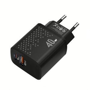 Universal 40W PD Fast Charger <b>Plug</b> USB QC4.0 Adaptor Mobile Phone Travel 20W Wall Charger <b>Adapter</b> for IPhone/Huawei/For Samsung - Product Image 4