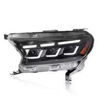 Kit de phares LED 12V pour Ranger Everest 16-19, nouveaux feux de jour 5500K, trois lentilles, 5000 lm, 50W, modifiés