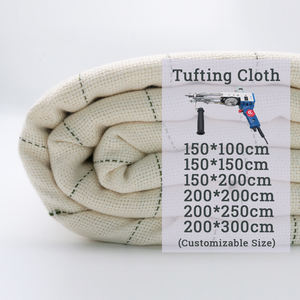 Tissu <span class=keywords><strong>de</strong></span> Touffetage Primaire Monks en Polyester 100% Blanc <span class=keywords><strong>de</strong></span> 1,5m/2m <span class=keywords><strong>de</strong></span> Large pour Pistolet à Touffeter - Product Image 5