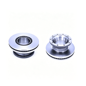 จานเบรกเหล็กหล่อฟอสฟอรัสสูงแบบมีช่องระบายอากาศ ผลิตโดย VN OEM ด้วยกระบวนการหล่อขึ้นรูป CNC และการปรับสมดุลแบบไดนามิก สำหรับระบบเบรกยานยนต์ - Product Image 1