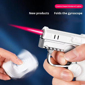 <span class=keywords><strong>Fidget</strong></span> <span class=keywords><strong>Spinner</strong></span> Giảm Căng Thẳng Con quay hồi chuyển có thể gập lại Inflatable gas Thuốc lá nhẹ hơn nhựa Windproof thiết kế hiện đại Quà Tặng - Product Image 3