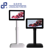 Pantalla POS para Clientes de Alta Visibilidad, TFT-LCD de 7 Pulgadas, 1024*600, con Interfaces USB/HDMI/VGA y Soporte Multi-OS
