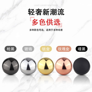อุปกรณ์ฮาร์ดแวร์สกรูหัวทองเหลืองสีทองแดง สีโรสโกลด์ สีโครเมียม สำหรับกระจกอะคริลิก  แบบเกลียวหยาบ  ขนาดเมตริก  ยี่ห้อ Mirror Nails - Product Image 5