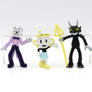 Conjuntos de figuras de Cuphead de 4 pulgadas, adornos decorativos, juguetes de Cuphead, novedad de 2022 - Product Image 5