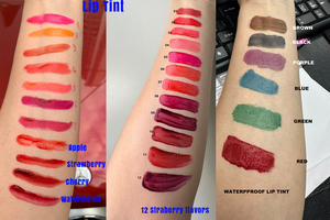 Lip and Cheek Matte Liquid Lip Stain Alto pigmento Base de agua Larga duración Vegano Impermeable A prueba de manchas <span class=keywords><strong>Tinta</strong></span> de tinte de <span class=keywords><strong>labios</strong></span> - Product Image 2