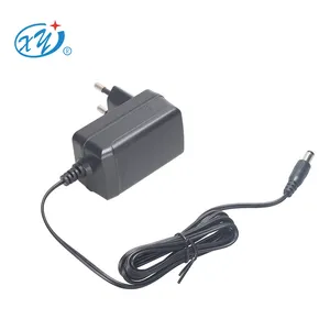 Adaptateur AC DC CE GS DC 12V 1A AC100-240V convertisseur adaptateur prise ue noir pour caméra de vidéosurveillance LED guirlande lumineuse pilote alimentation