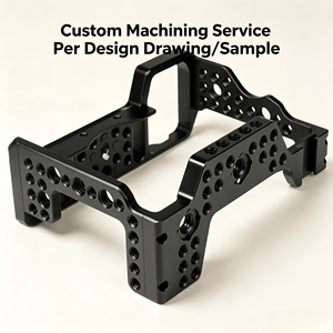 CNC <b>Machining</b> <b>Service</b> Custom DSLR Camera Rabbit Cage Precision Aerospace Aluminum Protective Frame Live Shooting Cage Case - Product Image 1
