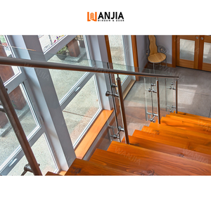 Appartement villa escaliers <span class=keywords><strong>garde</strong></span>-<span class=keywords><strong>corps</strong></span> en verre intérieur en acier inoxydable <span class=keywords><strong>garde</strong></span>-<span class=keywords><strong>corps</strong></span> en verre sans cadre <span class=keywords><strong>garde</strong></span>-<span class=keywords><strong>corps</strong></span> en verre main courante - Product Image 5