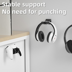Auriculares montados en la pared y estación de control Kit de juegos Accesorios instalados en la sala de juegos, sala de estar y escritorio - Product Image 4