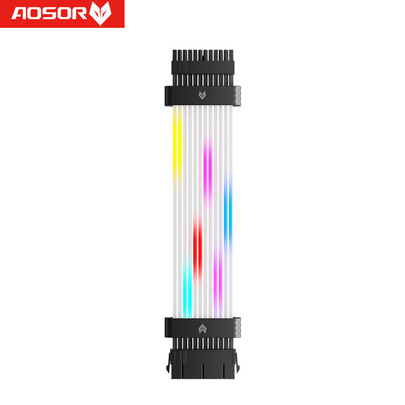 24-Pin Motherboard Neon Cable Black [Controller Not Included]