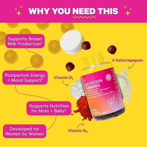 Suplemento de lactancia vegano OEM con cardo mariano vitamina D y vitamina <span class=keywords><strong>B12</strong></span> compatible con gomitas de lactancia de leche materna - Product Image 2