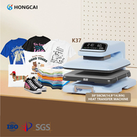 Nouvelle Machine de sublimation automatique 15*15 pouces 38*38cm Machine de presse à chaud T-shirt Impression par sublimation Machines de presse à chaud