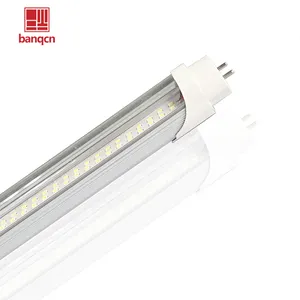 Banqcn tabung led t8 22w pencahayaan dalam ruangan, lampu tabung led plastik aluminium oem 120cm 4 kaki hingga 160LM/w