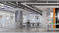 Étagères de présentation de vêtements et table de présentation de vêtements pour magasin, design moderne personnalisé, en fer, résistant à l'eau, avec éclairage LED