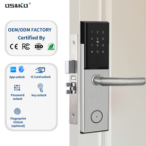 高セキュリティハンドルロックエンコーダ問題カードスマートドアルックシステムTTlockホテル管理ソフトウェアホームステイホテル用 - Product Image 1