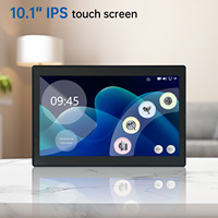 Trudian Home Smart 10 pouces IPS écran tactile visiophone Maison 2 fils interphone vidéo téléphones de porte anneau sonnette W sonnette caméra