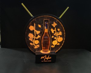 Étagère <span class=keywords><strong>de</strong></span> présentation <span class=keywords><strong>de</strong></span> vêtements KTV à fleurs lumineuses, présentoir <span class=keywords><strong>de</strong></span> bouteilles en fleurs <span class=keywords><strong>de</strong></span> prunier, métal antirouille, écologique, montage facile pour discothèque - Product Image 2