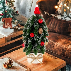 ของตกแต่งคริสต์มาสปี 2025 ต้นคริสต์มาสขนาดเล็ก 31 ซม. สำหรับตกแต่งโต๊ะทำงาน ผู้ผลิตขายส่งของตกแต่งงานปาร์ตี้คริสต์มาส - Product Image 4