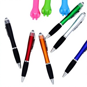 Custom Logo Stylus <b>Pen</b> With LED Light Promotional Ballpoint <b>Pen</b> Advertising Gift Corporate Giveaway Bulk Order - Product Image 4