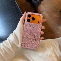 Coque de protection de luxe à paillettes et sequins pour iPhone 18 Pro Max, compatible également avec iPhone 17, 16, 15, 14, 13 – Nouvelle collection tendance pour la déesse de la mode