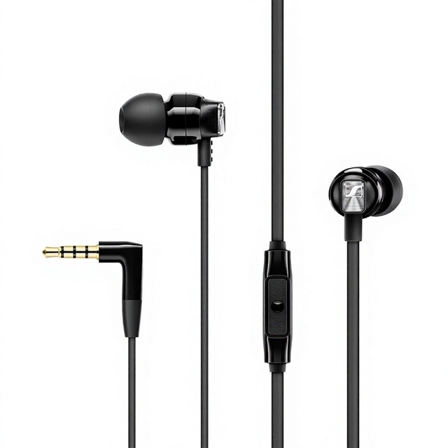 Sennheiser CX 300S In-Ear Headphones with One-Button Smart Remote Noise Cancelling 1.2m Cord-Black