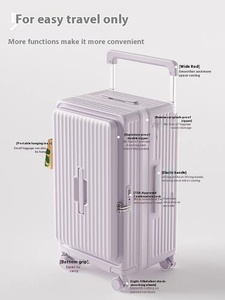 Valigia Personalizzata 2025 di Grande Capacità con Manico Largo e Ruote Girevoli, Leggera e Resistente in Materiale PC, Nuovo Bagaglio da Esportazione - Product Image 4